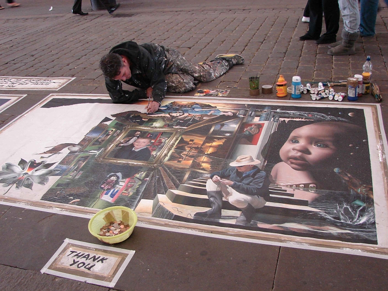 08-Artiste de rue à Manchester